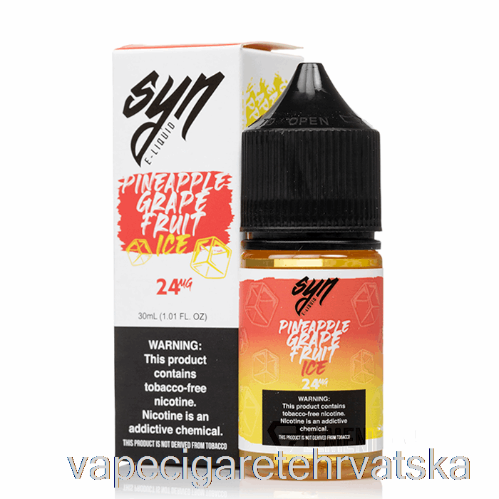 Vape Hrvatska Led Ananas Grožđe Voće - Sin Soli - 30ml 48mg